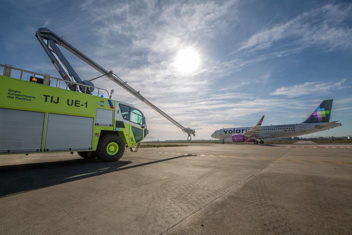 Bomberos Aeronáuticos de Tijuana, clave en la seguridad aérea