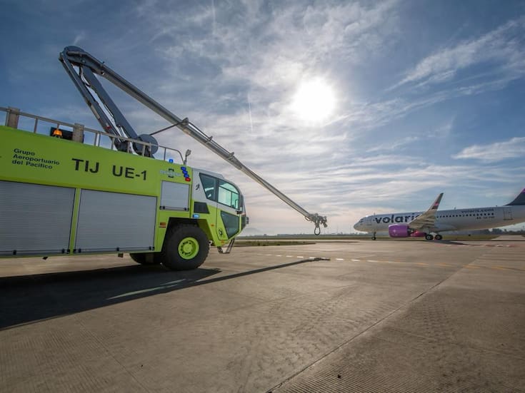 Bomberos Aeronáuticos de Tijuana, clave en la seguridad aérea
