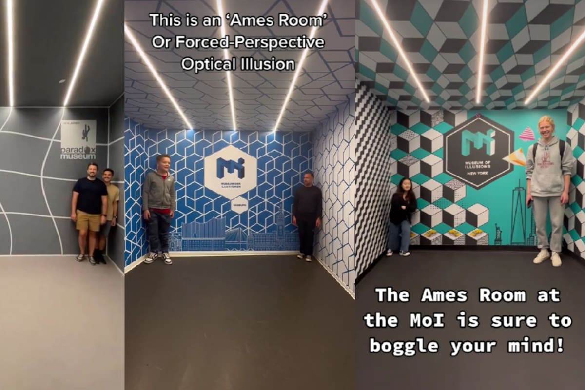 La ilusión de la habitación de Ames: conoce el cuarto distorsionado que crea un fenómeno óptico increíble