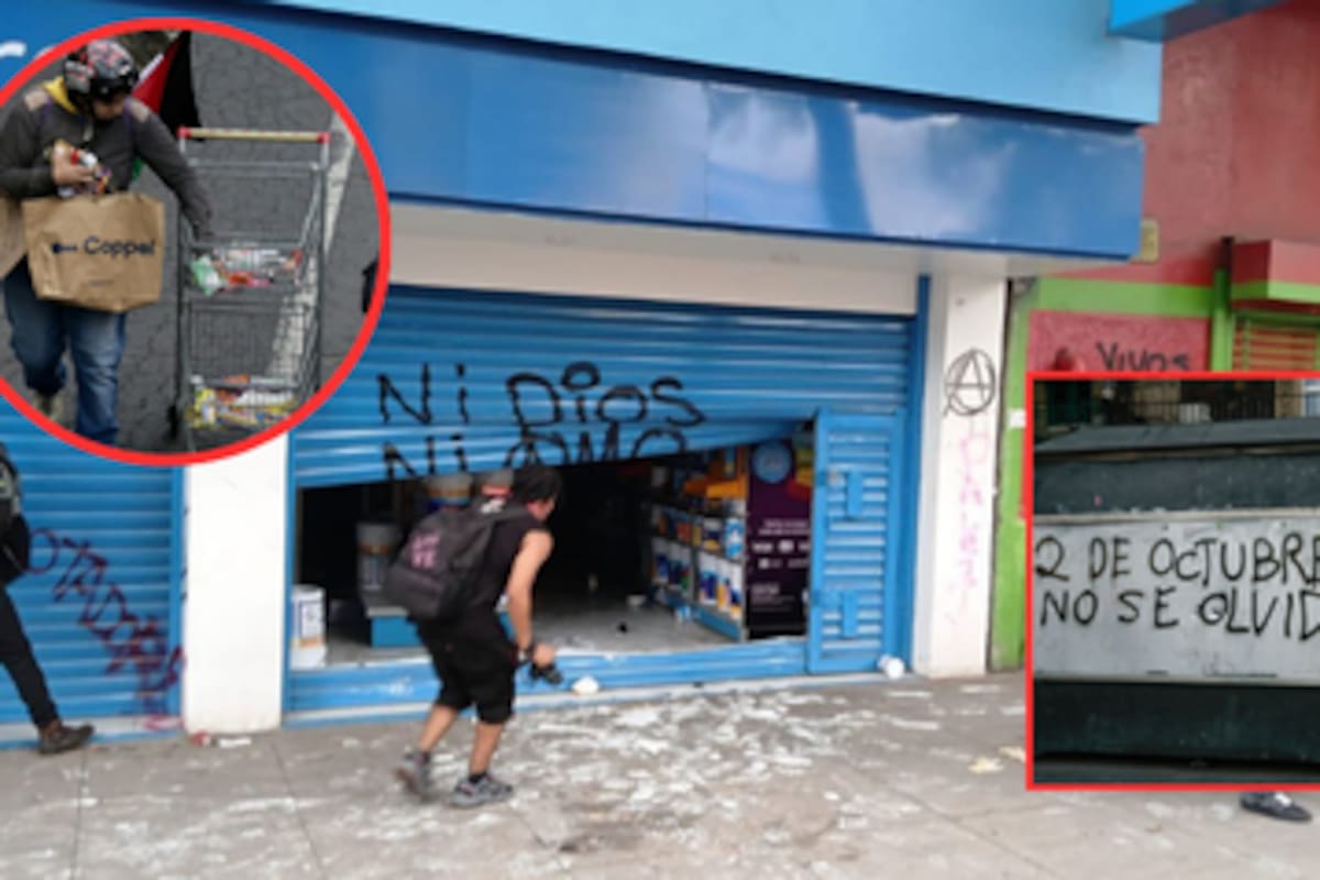 Marcha del 02 de octubre deja pérdidas millonarias, comerciantes denuncian vandalismo, informa CANACO