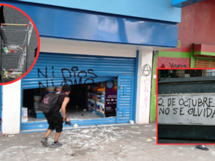 Marcha del 02 de octubre deja pérdidas millonarias, comerciantes denuncian vandalismo, informa CANACO