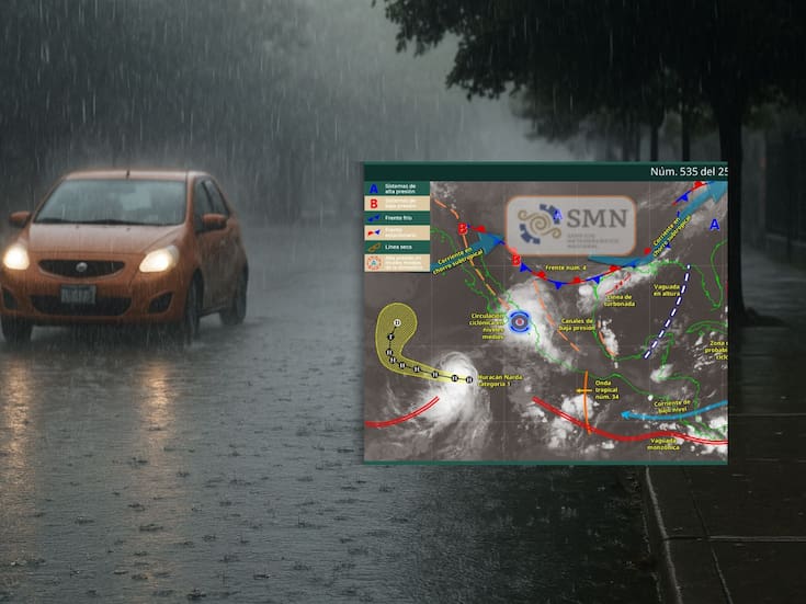 Fuertes lluvias en varios estados y altas temperaturas al Norte para este jueves, advierte el SMN