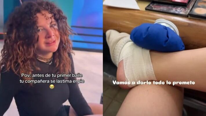 La estrella sufre fuerte lesión en Las Estrellas Bailan en Hoy.