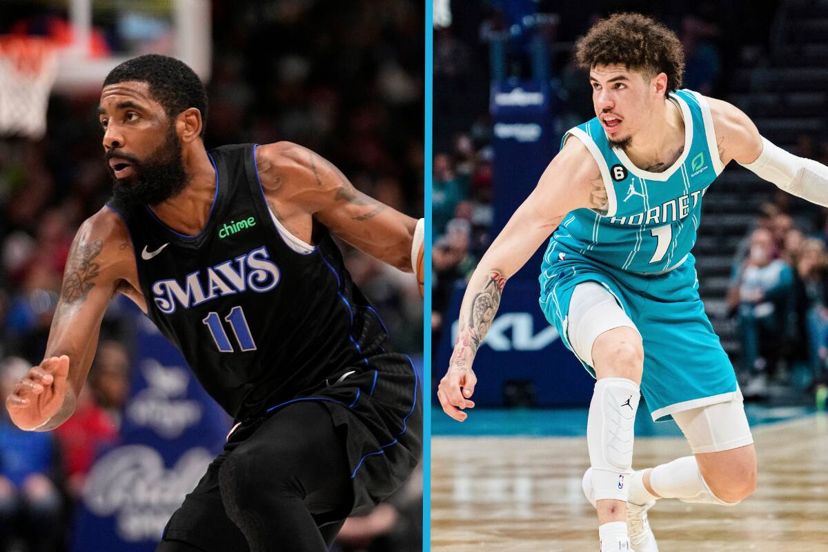 Kyrie Irving cree que LaMelo Ball se inspiró en él para su estilo de juego: “Veía mucho mis videos, sin duda”