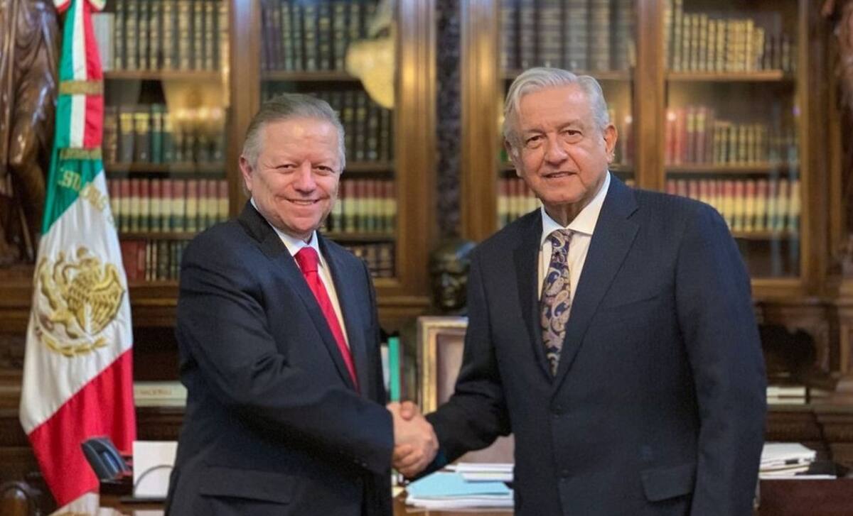 AMLO Y Zaldivar / El Universal