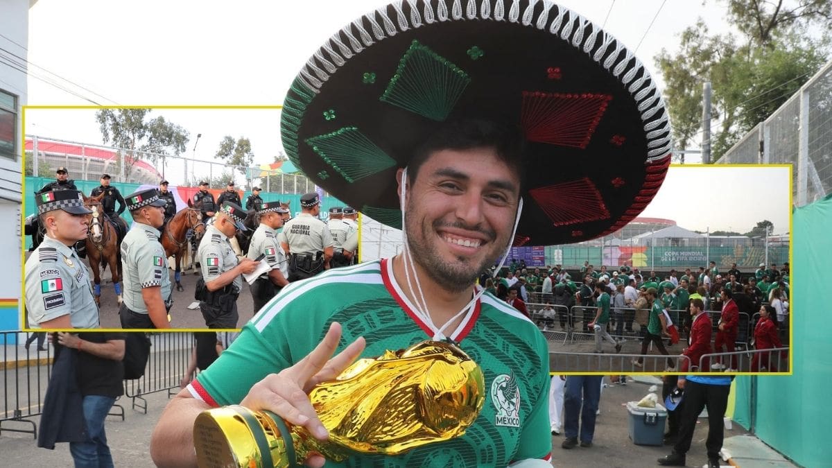Aficionados madrugaron para ingresar al Estadio Ciudad de México para la inauguración del Mundial 2026
