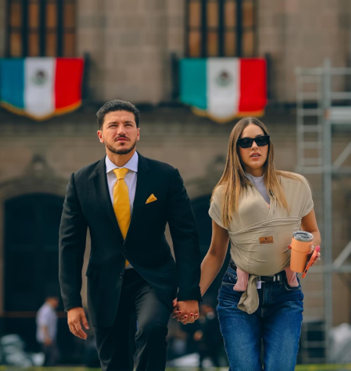 El gobernador de Nuevo León, Samuel García, y su esposa Mariana Rodríguez. | Crédito: Instagram @marianardzcantu