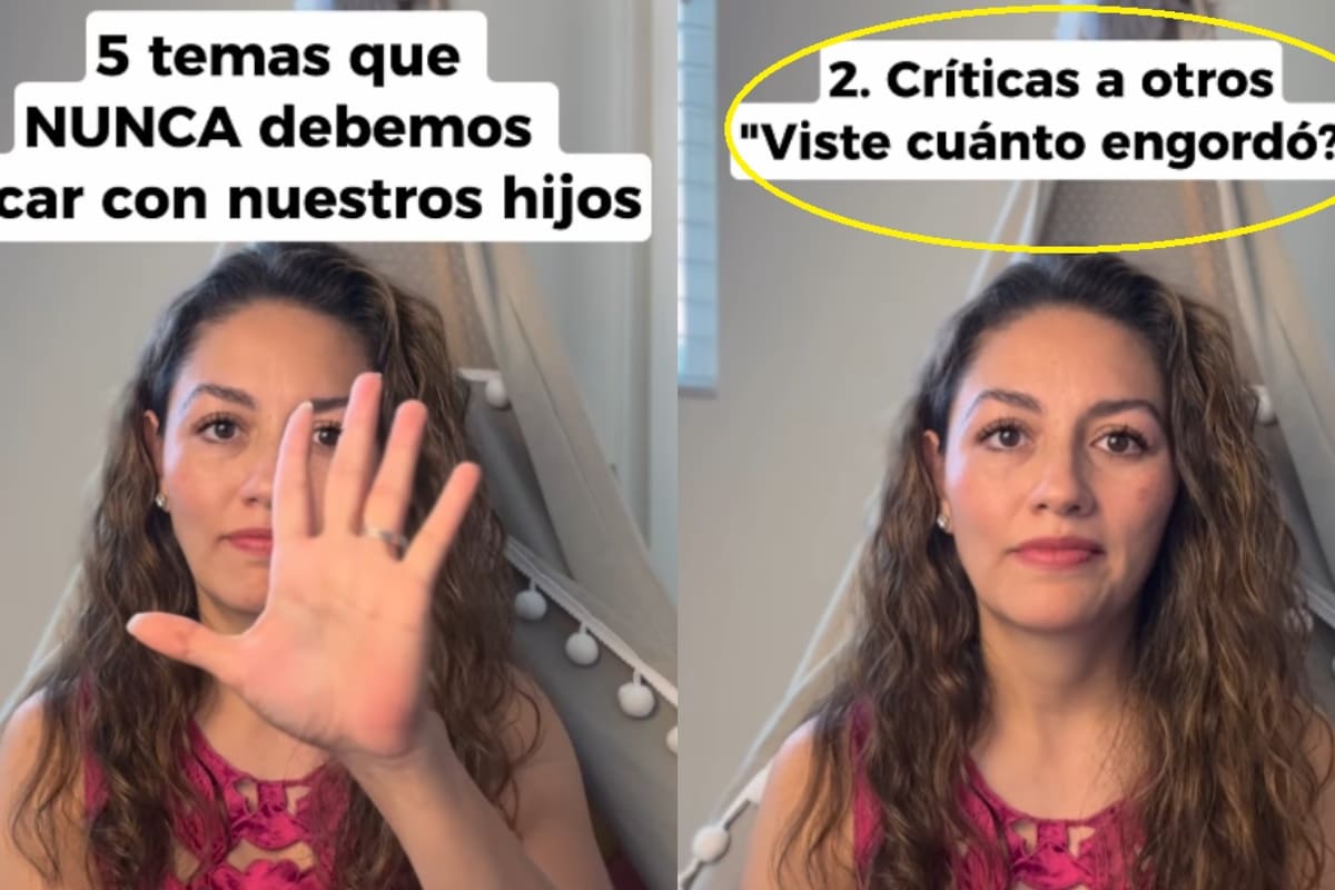 Creadora de contenido revela 5 temas que los padres nunca deberían tocar con sus hijos y se vuelve viral