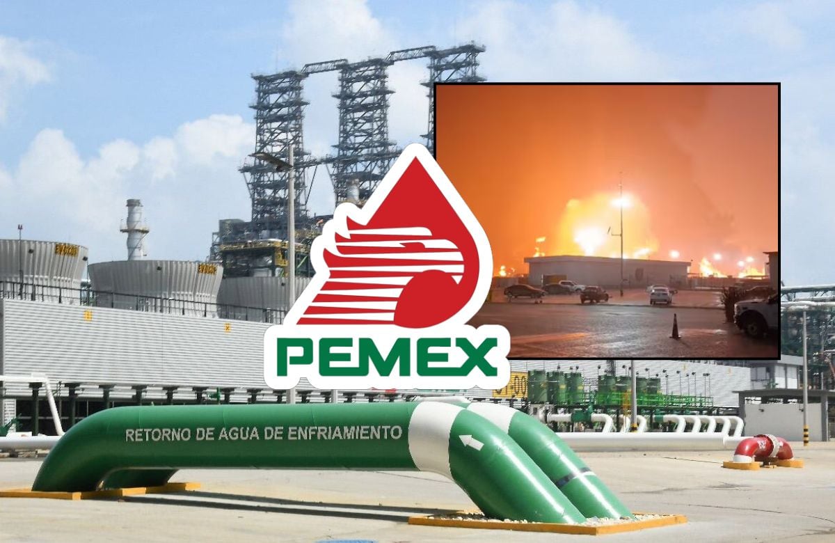 Cinco personas fallecieron, entre ellas una trabajadora de Pemex, tras un incendio detectado a las 6:00 horas en la refinería Olmeca, en Paraíso, Tabasco. | Foto: El Universal/Especial GH