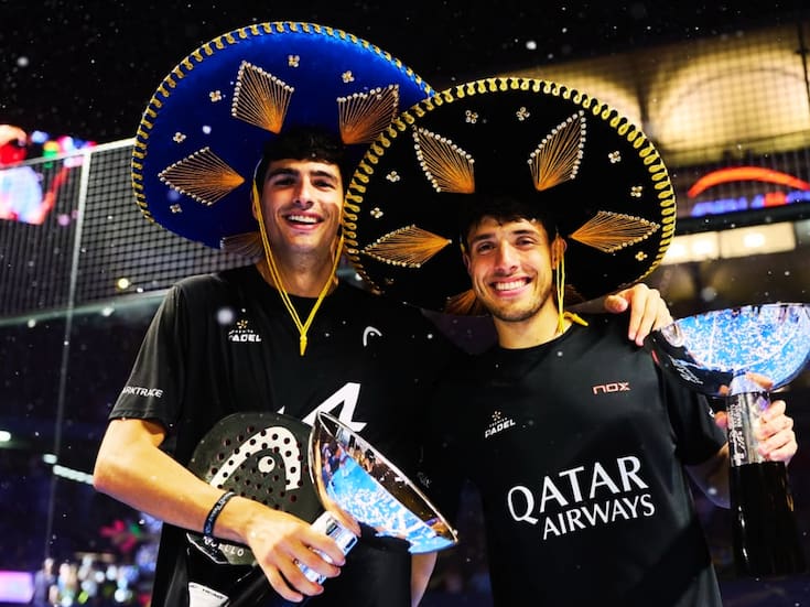 Agustín Tapia y Arturo Coello derrotan a Galán y Chingotto en la final del Premier Pádel México 2025