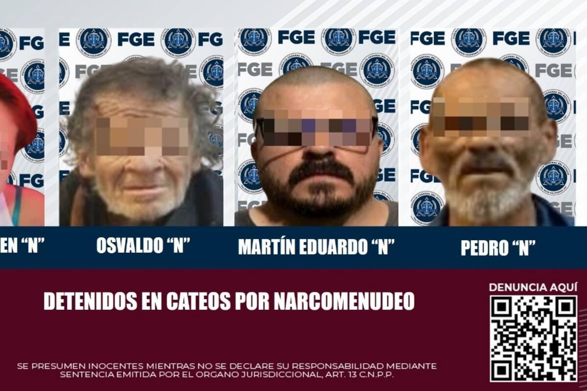 Policiaca Tijuana: Detienen a cuatro durante cateos por narcomenudeo
