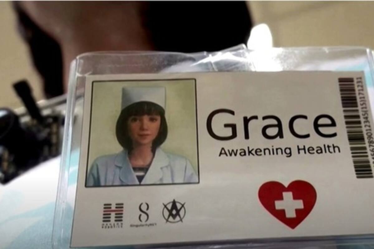 Grace, la robot humanoide diseñada en Hong Kong para atender a pacientes con Covid-19