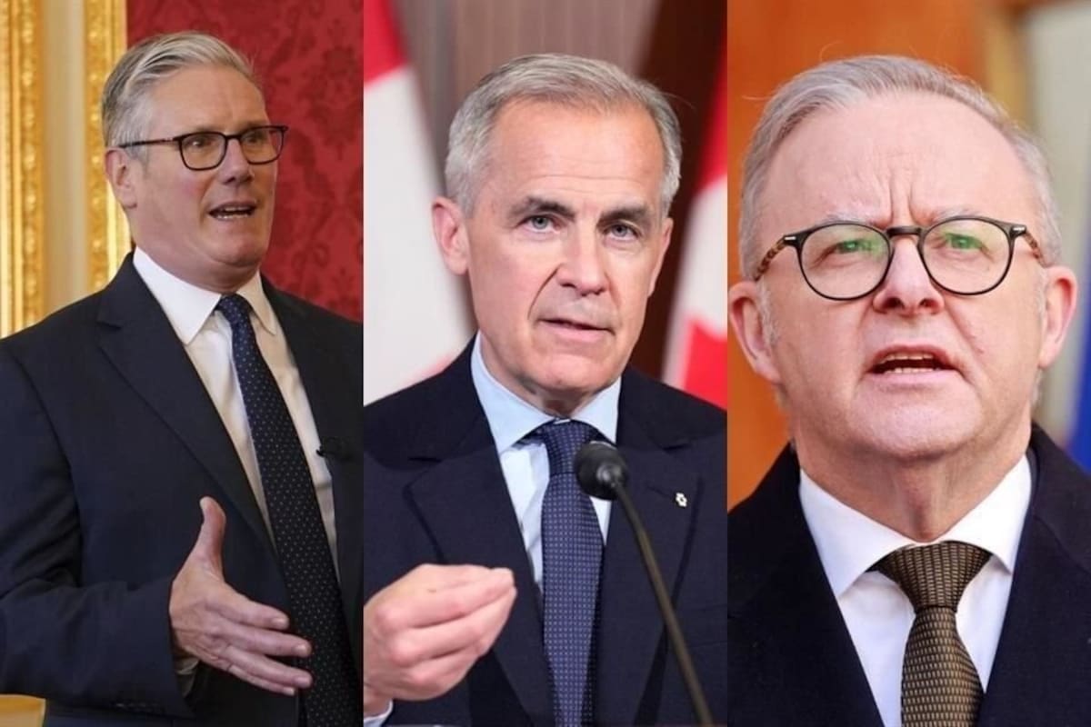 Los líderes de Reino Unido, Canadá y Australia reconocieron formalmente el Estado de Palestina, previo a la Asamblea General de la ONU. Crédito: Especial