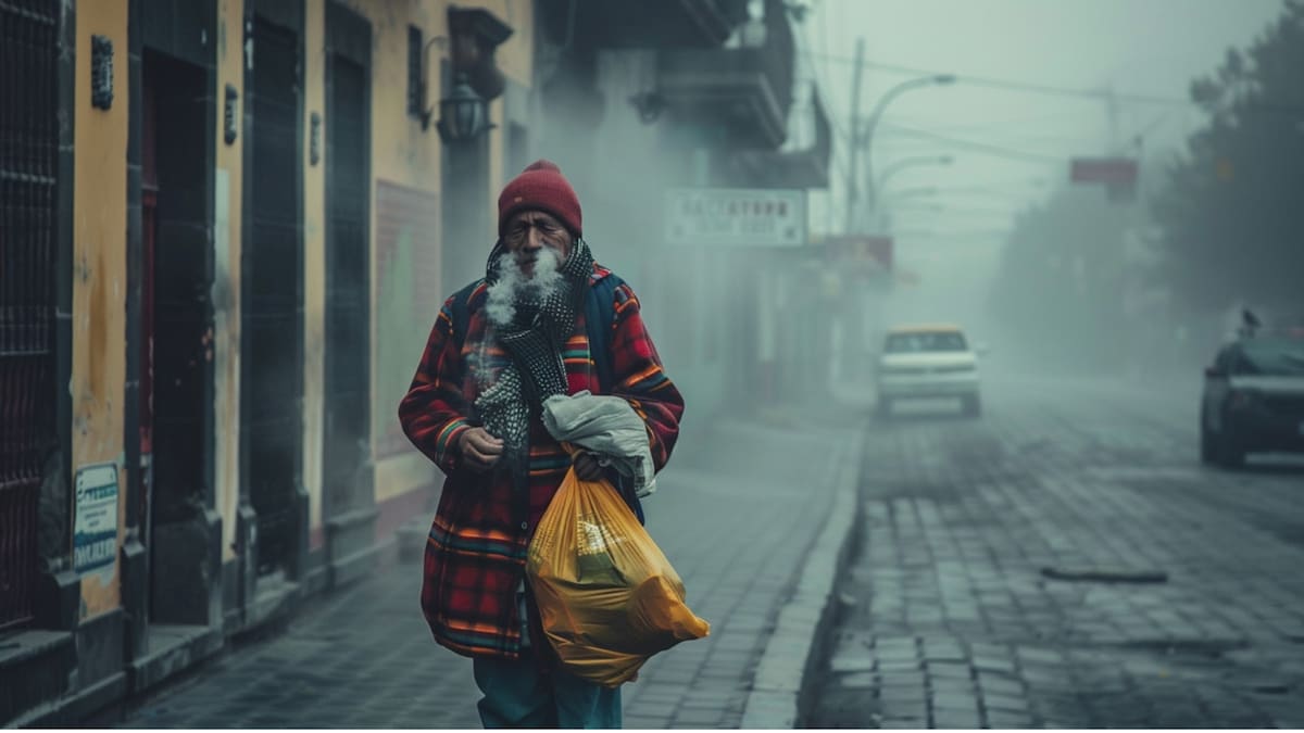 El frío intenso puede representar riesgos para la población vulnerable