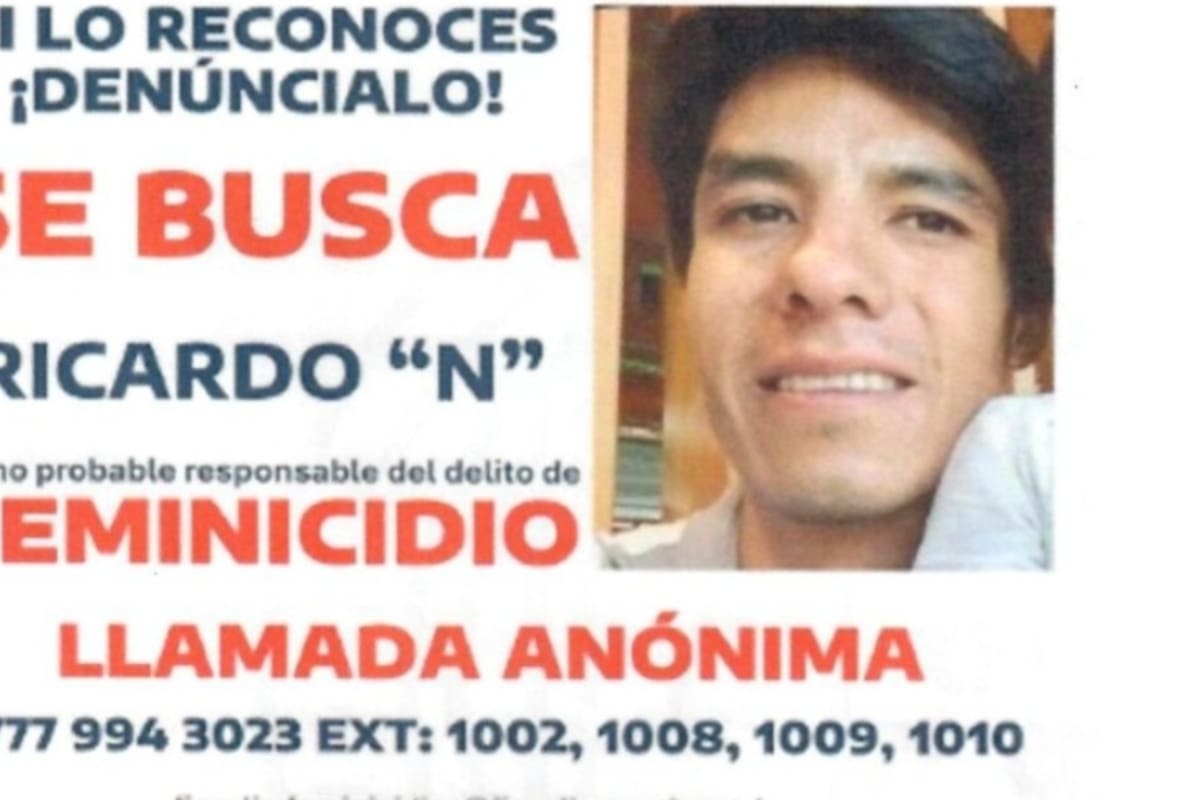 Pide FGE apoyo para localizar en Mexicali a hombre acusado de feminicidio en Morelos