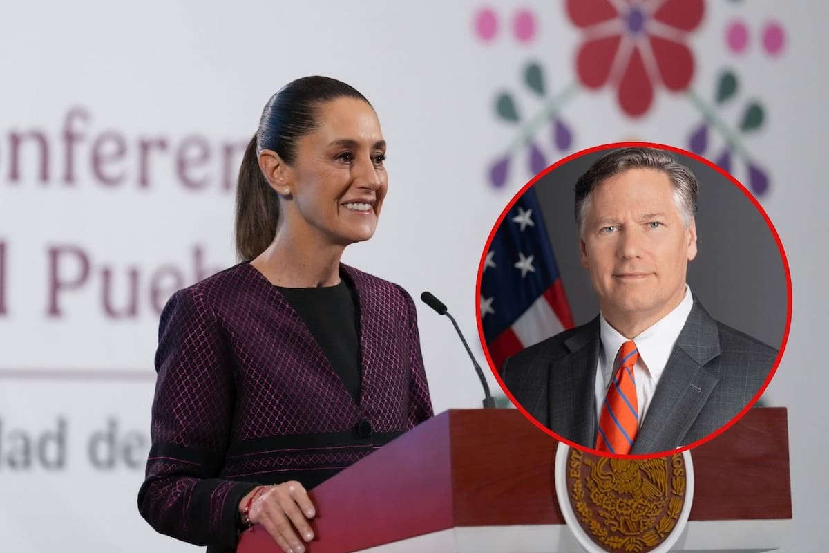 Christopher Landau visita Palacio Nacional y se reúne por primera vez con Claudia Sheinbaum