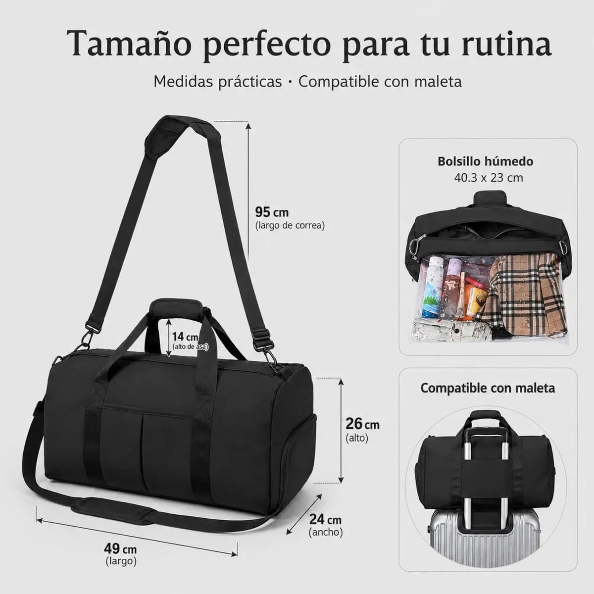Maleta deportiva Nanwei de 30 litros | Mercado Libre
