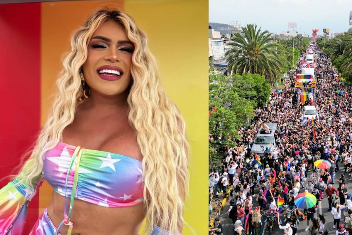 Wendy Guevara se une a la Marcha del Orgullo en Ciudad Neza