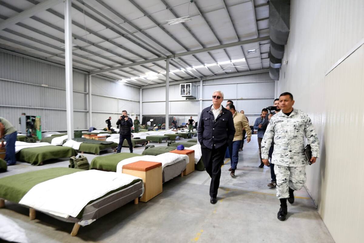 Guardia Nacional muestra avance de nuevas instalaciones a Gobernador de BC