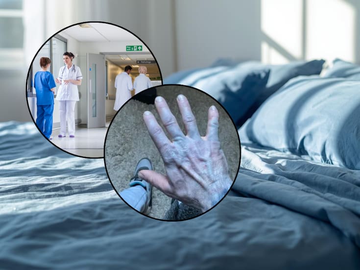 Hombre termina en el hospital tras despertar completamente azul; la causa estaba en sus sábanas