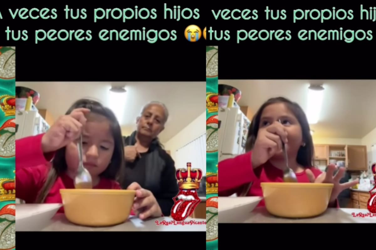 “Los niños siempre bien sinceros”: Niña se vuelve viral por aclarar que la persona mayor era su mamá, no su abuela
