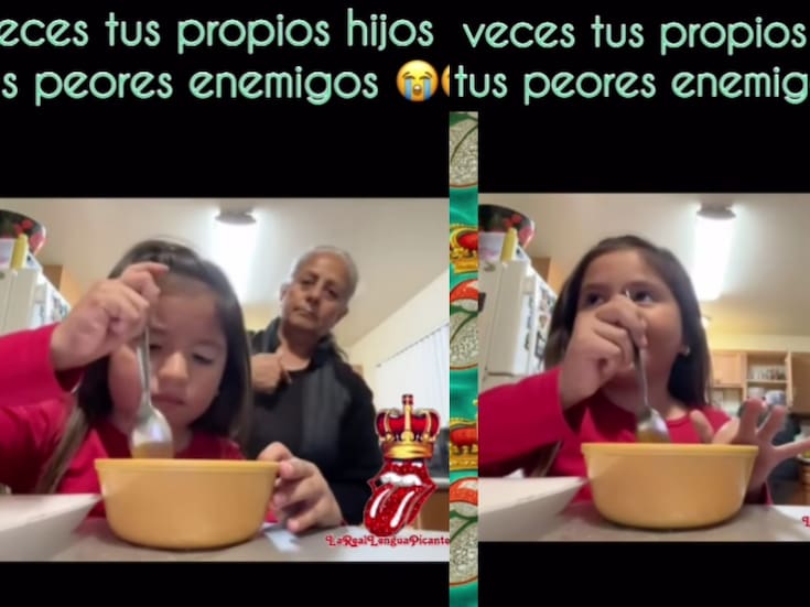 “Los niños siempre bien sinceros”: Niña se vuelve viral por aclarar que la persona mayor era su mamá, no su abuela