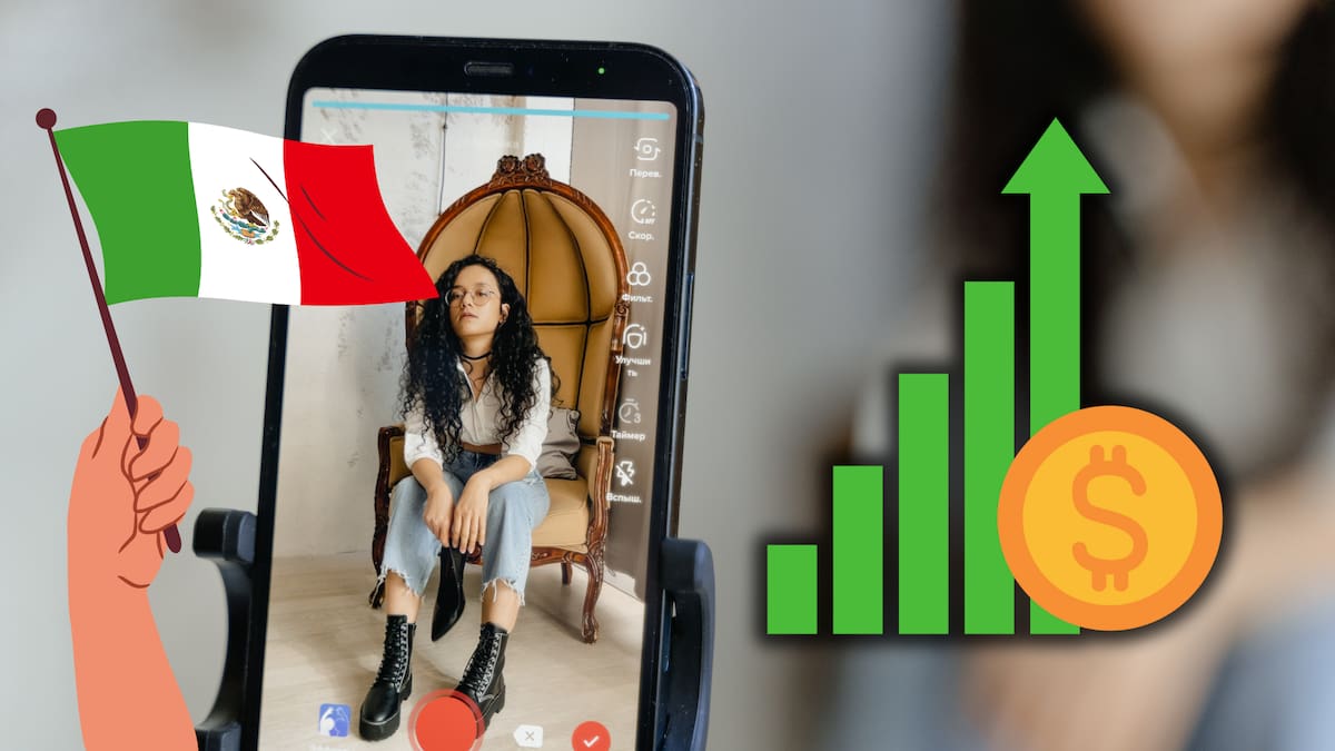TikTok estrenó en México su Programa de Recompensas para Creadores, un modelo que permite a las y los generadores de contenido monetizar sus videos y obtener ingresos por su trabajo creativo/Foto: Canva