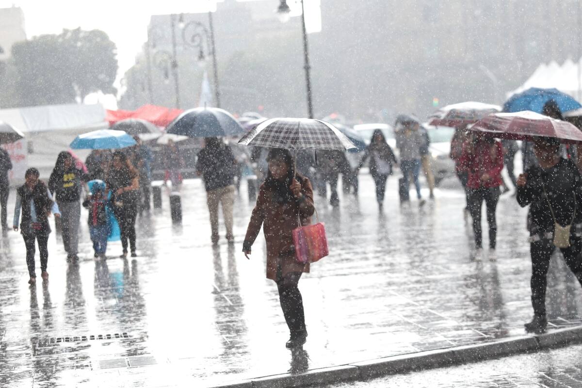 Se pronostican lluvias para Chiapas, Oaxaca, Tabasco, Veracruz y Campeche