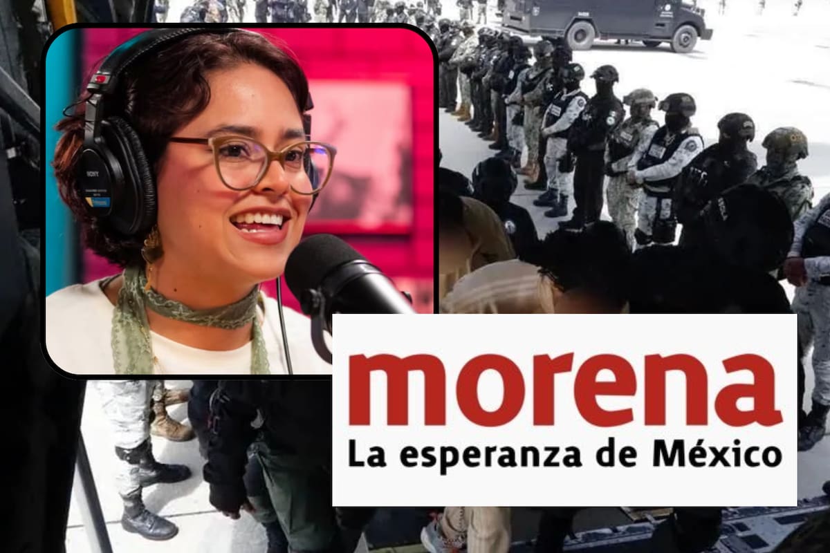 Vocera de MORENA afirma que el narcotráfico es uno de los principales empleadores del país; el partido se deslinda