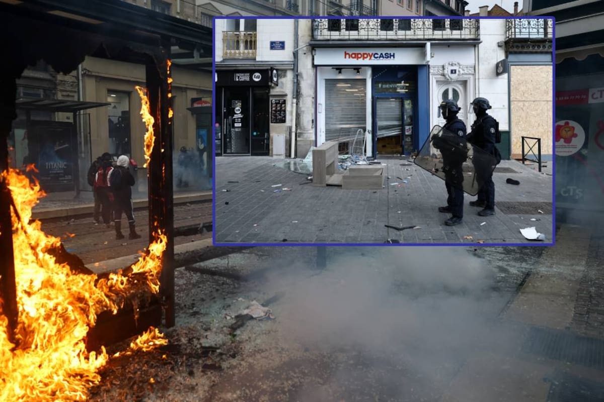 Ola de protestas en Francia deja más de 1,800 detenidos y millonarias pérdidas por el alza al costo de vida