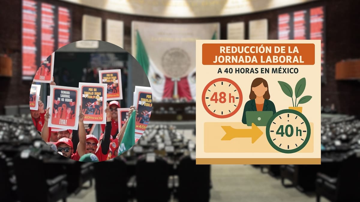 Sindicatos exigen aprobación inmediata de semana laboral de 40 horas.