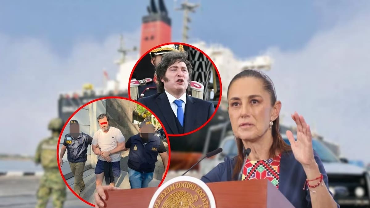 Sheinbaum espera que caso de Contralmirante Farías Laguna en Argentina no se convierta en un conflicto político con Javier Milei; México busca deportarlo o extraditarlo por investigación de huachicol fiscal y uso de pasaporte al ingresar a Palermo