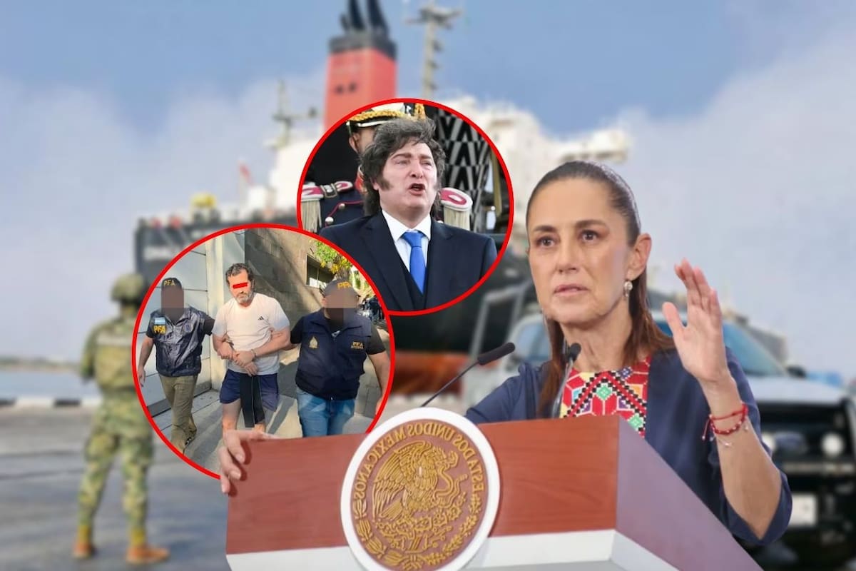 Sheinbaum espera que caso de Contralmirante Farías Laguna en Argentina no se convierta en un conflicto político con Javier Milei; México busca deportarlo o extraditarlo por investigación de huachicol fiscal y uso de pasaporte al ingresar a Palermo