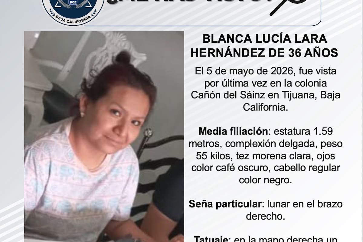 Se busca Blanca Lucía Lara Hernández de 36 años