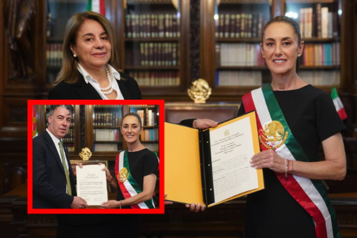 Claudia Sheinbaum recibe cartas credenciales de 23 embajadores en Palacio Nacional