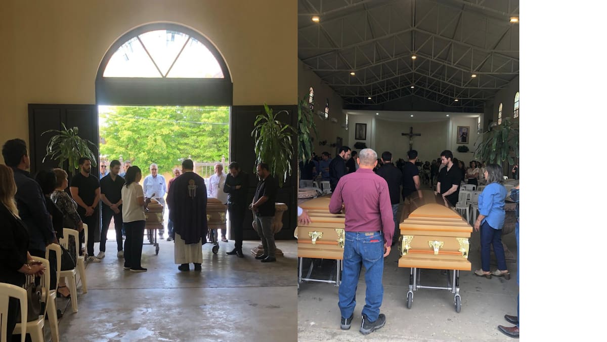 Este miércoles se realiza la misa y despedida de las dos víctimas, en medio de una investigación por el presunto uso de suero. FOTOS: ESPECIAL