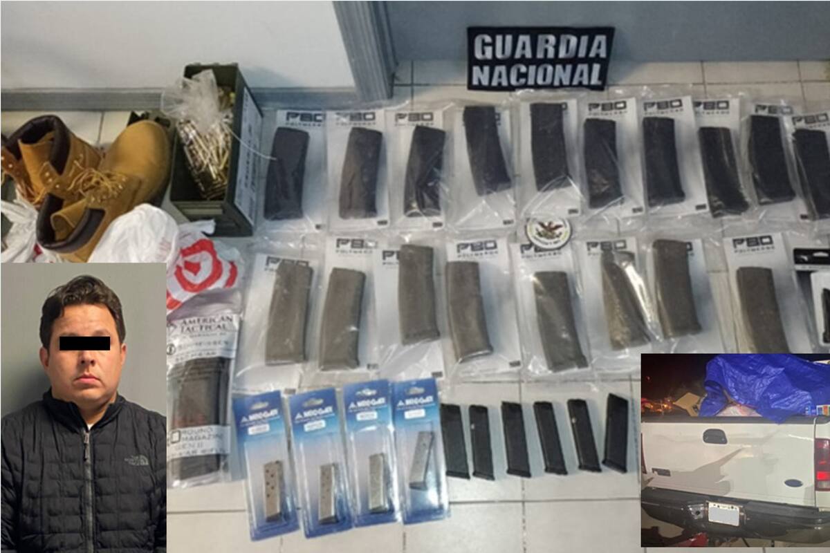 Decomisan armamento en Nogales