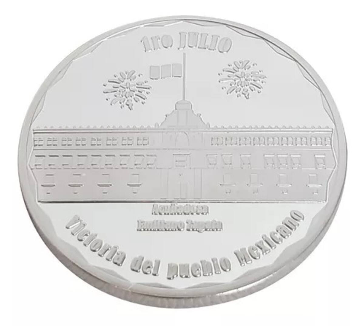 Detalles patrióticos: Moneda de plata del presidente AMLO en oferta, con entrega gratuita y opción de pago en 3 meses sin intereses en Mercado Libre.