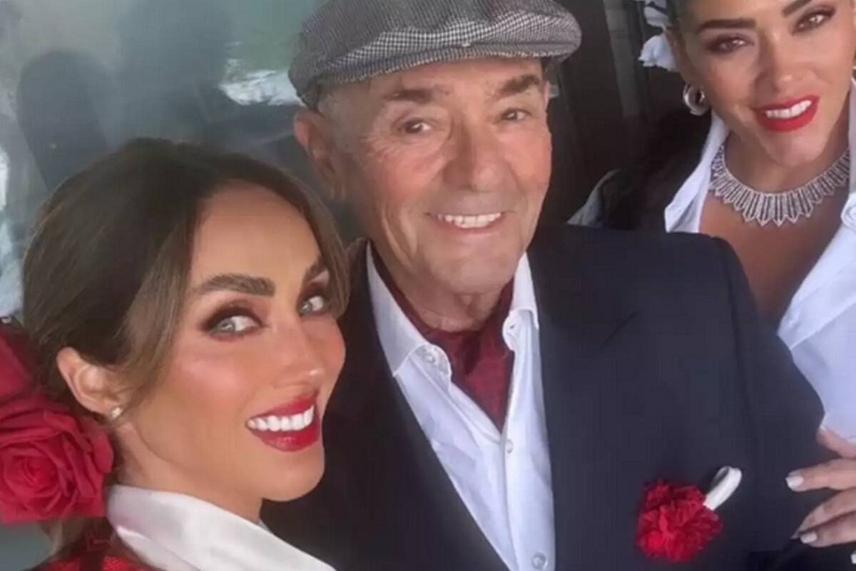 Anahí celebra a su padre tras susto por enfermedad