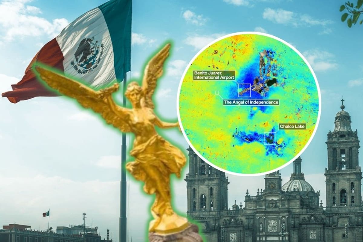 La Ciudad de México se hunde más de 2 cm al mes, según el satélite NISAR de la NASA