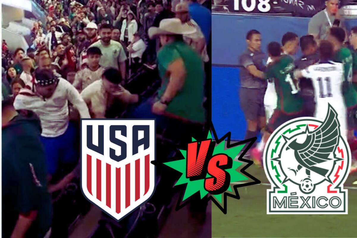 Confrontación en el Estadio AT&T: Fanáticos de EE. UU. y México protagonizan pelea