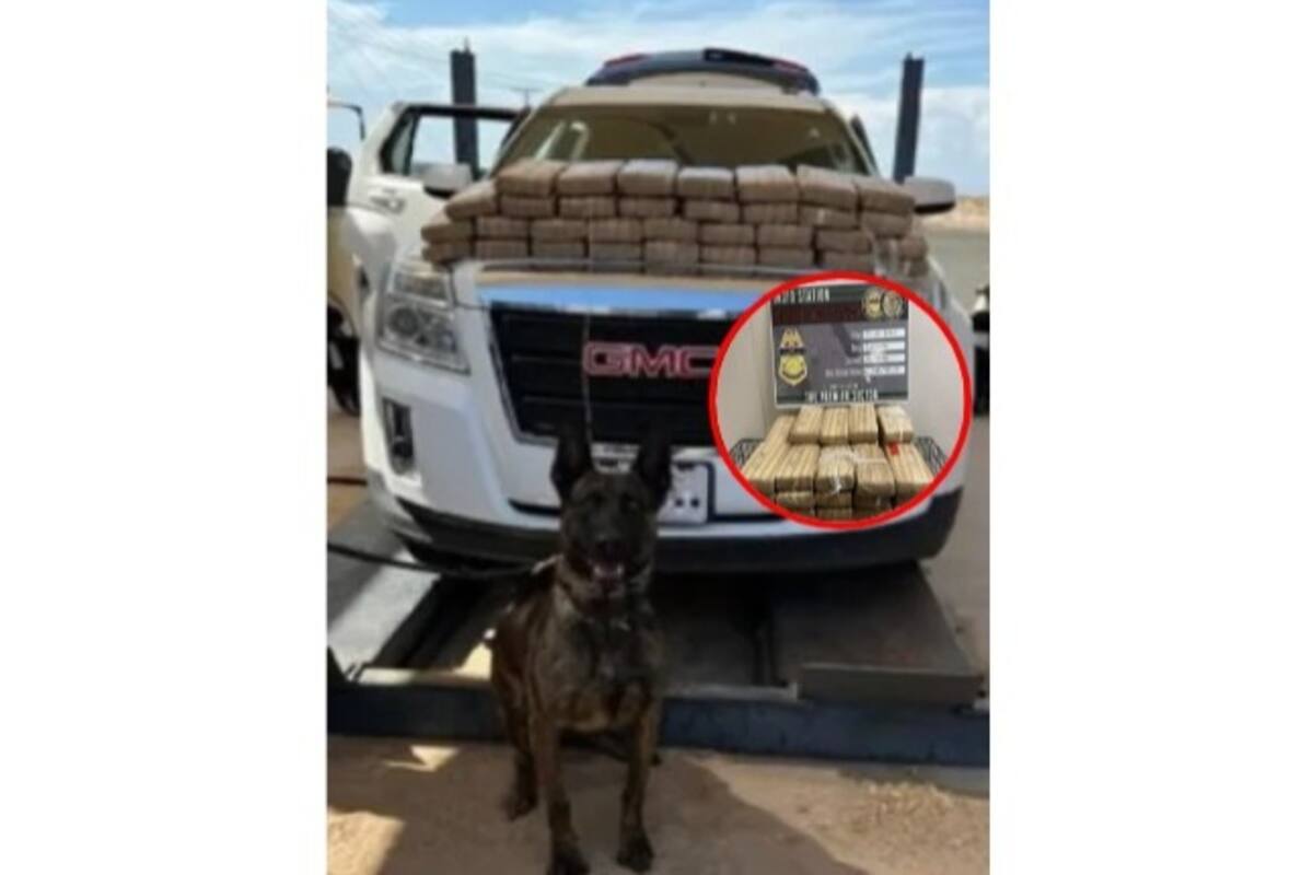 Detienen a dos en Indio con más de 41 kilos de cocaína