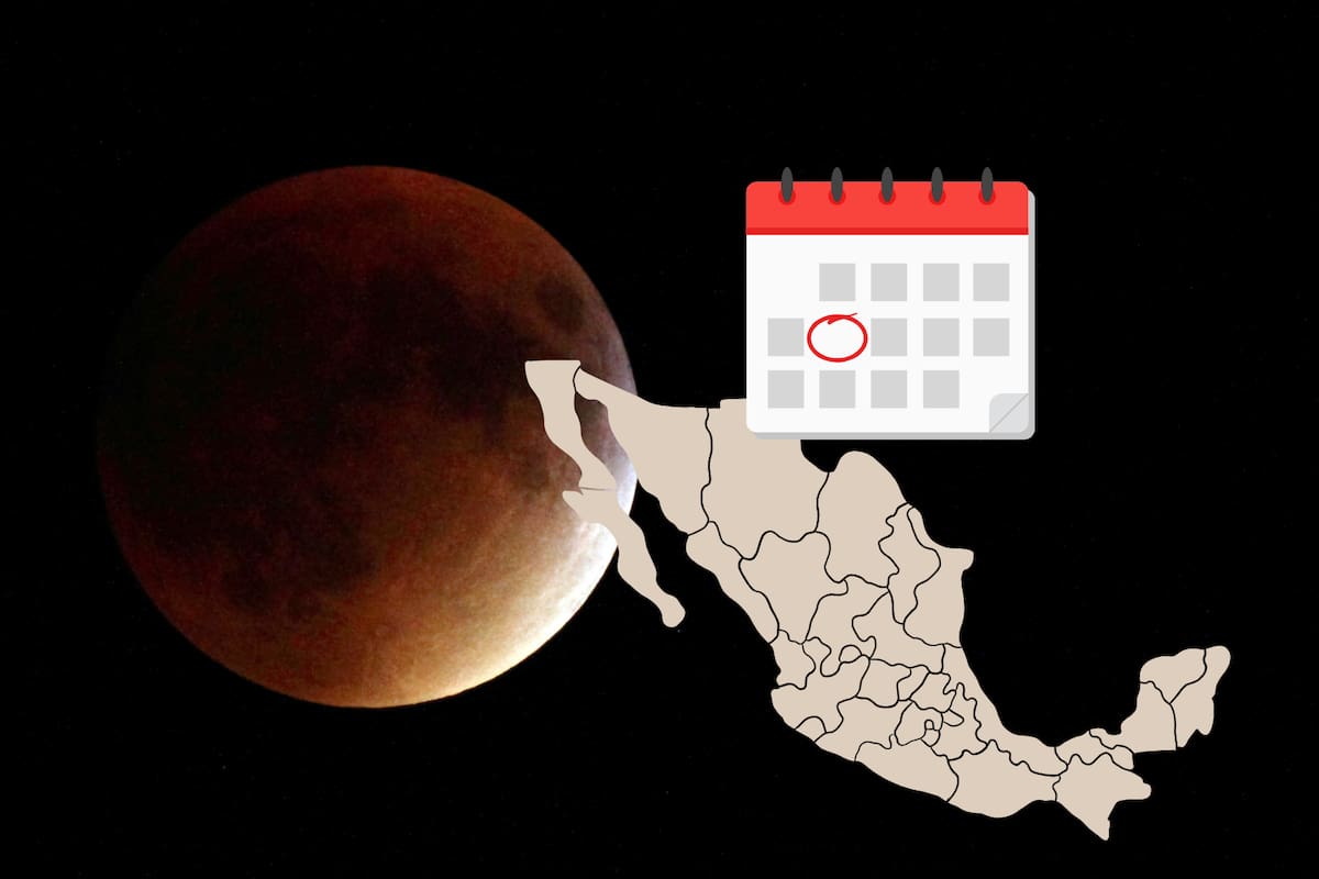 Eclipse lunar del 27 de agosto: horarios y estados de México donde será visible