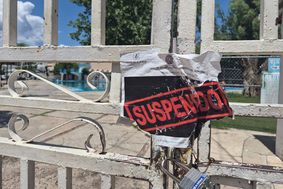 Mantienen alberca municipal cerrada tras ahogamiento de joven en Nogales