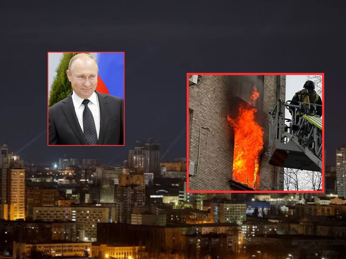 Guerra Rusia-Ucrania: Drones rusos intensifican su ataque en Kiev. | Crédito: REUTERS/AP