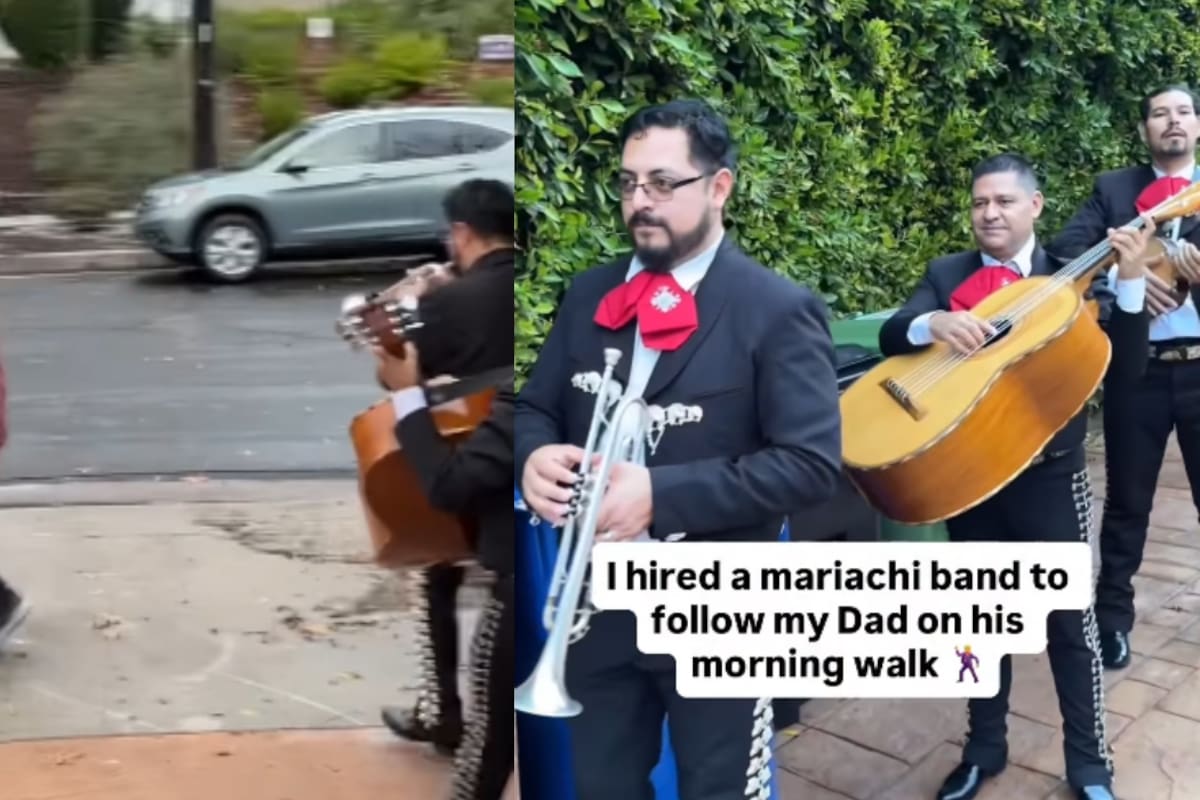 “Le contrató un mariachi que lo seguía a todas partes”: Joven le juega una broma a su padre