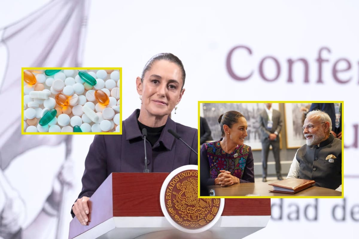 ¿México depende de Asia? Claudia Sheinbaum explica por qué el gobierno compra medicamentos a India