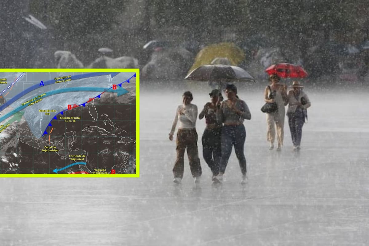 Pronóstico del clima hoy: alertan lluvias fuertes, nevadas, frío extremo y vientos de hasta 60 km/h por frente frío 18; consulta lista completa de estados con afectaciones y recomendaciones del SMN