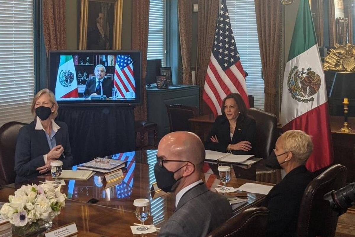México y EU: De qué hablaron Kamala Harris y AMLO
