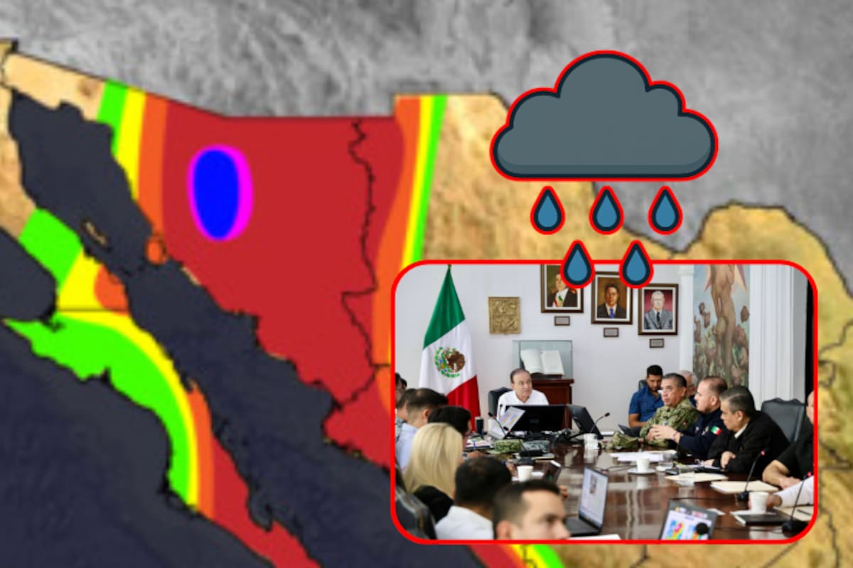 Raymond pone en alerta a Sonora: despliegan más de 6 mil elementos ante ciclón tropical y riesgo de lluvias torrenciales